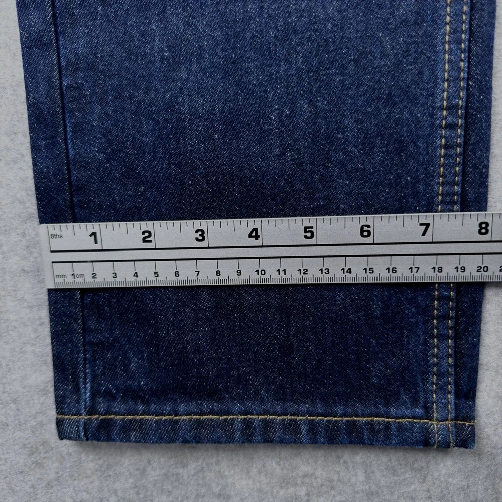Levi's 505 Jeans 30X30 Men's Stretch Regular Fit Zip Fly Straight Leg Dark Blue